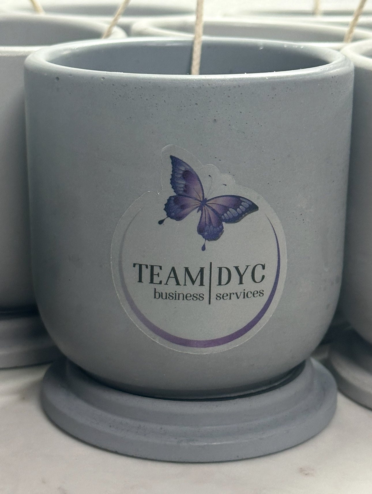 Wholesale Custom Logo Concrete Candles