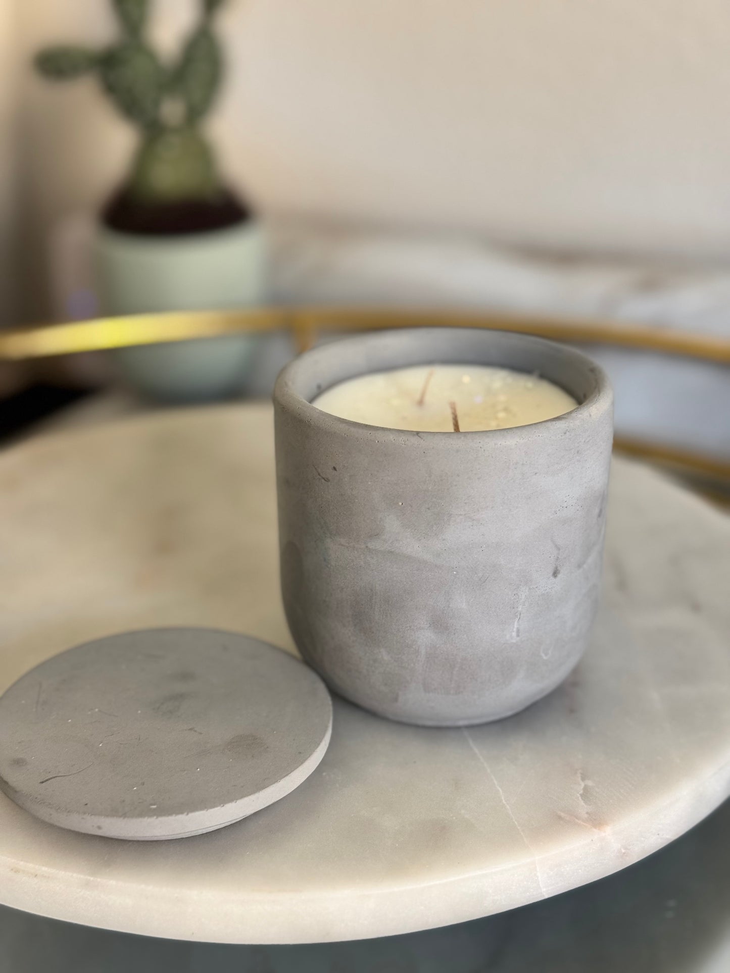 Wholesale Custom Logo Concrete Candles