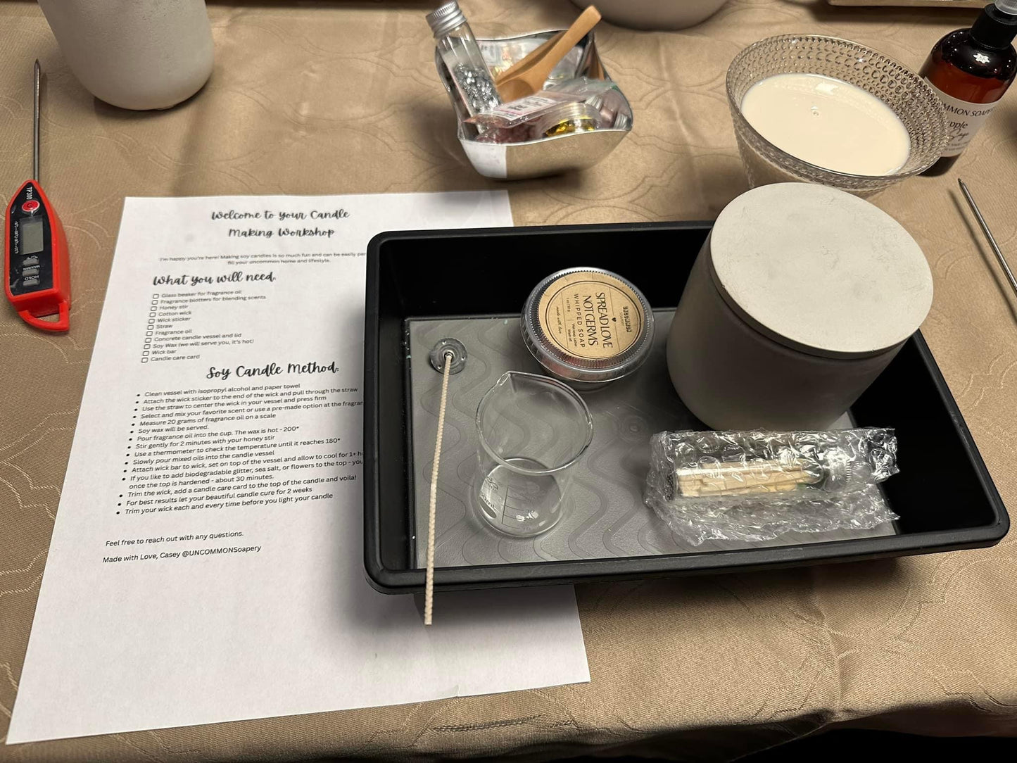 Candle Making Experience