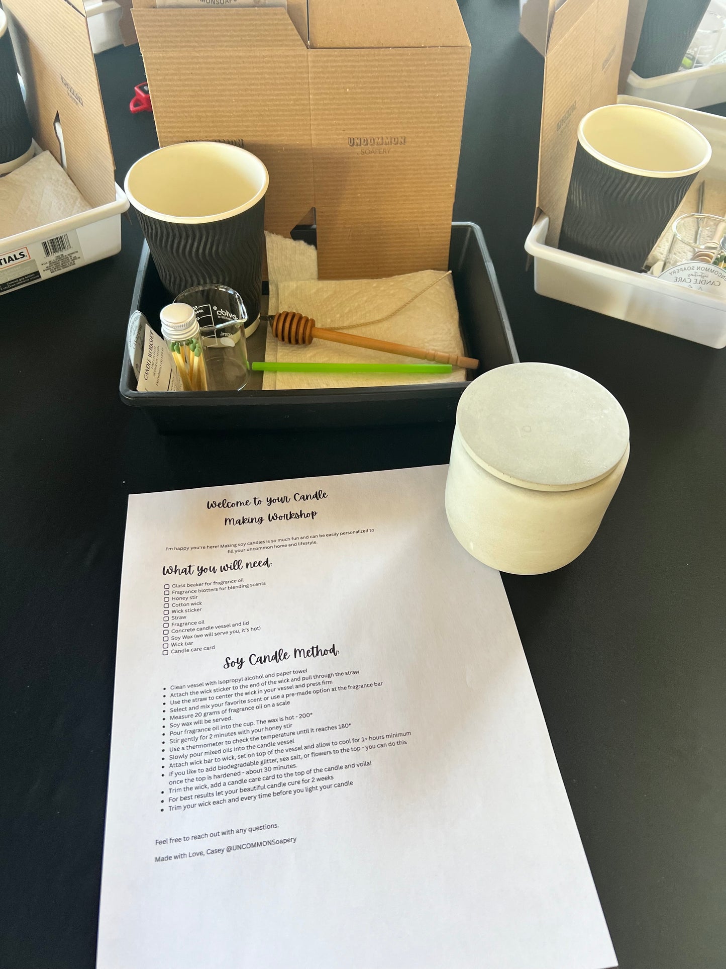 Candle Making Experience