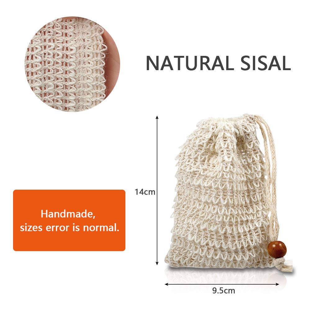 Natural Mesh Exfoliating Soap Bag