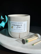 Load image into Gallery viewer, Concrete Candles with Crackling Wood Wicks
