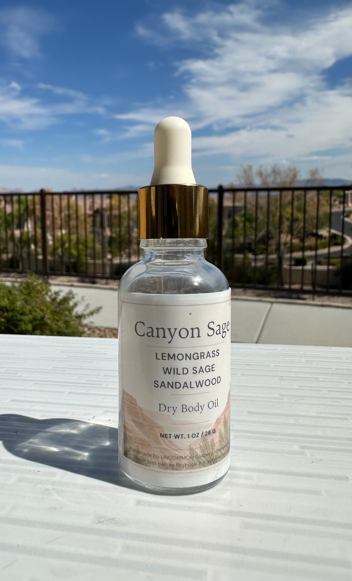 Canyon Sage 1oz Dry Body Oil, UNCOMMON Soapery