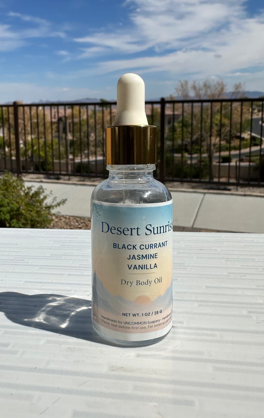 Desert Sunrise 1oz Dry Body Oil, UNCOMMON Soapery