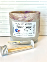 Load image into Gallery viewer, Concrete Candles with Crackling Wood Wicks
