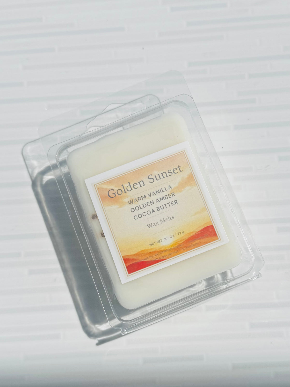Golden Sunset Wax Melt, UNCOMMON Soapery