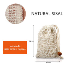 Load image into Gallery viewer, Natural Mesh Exfoliating Soap Bag
